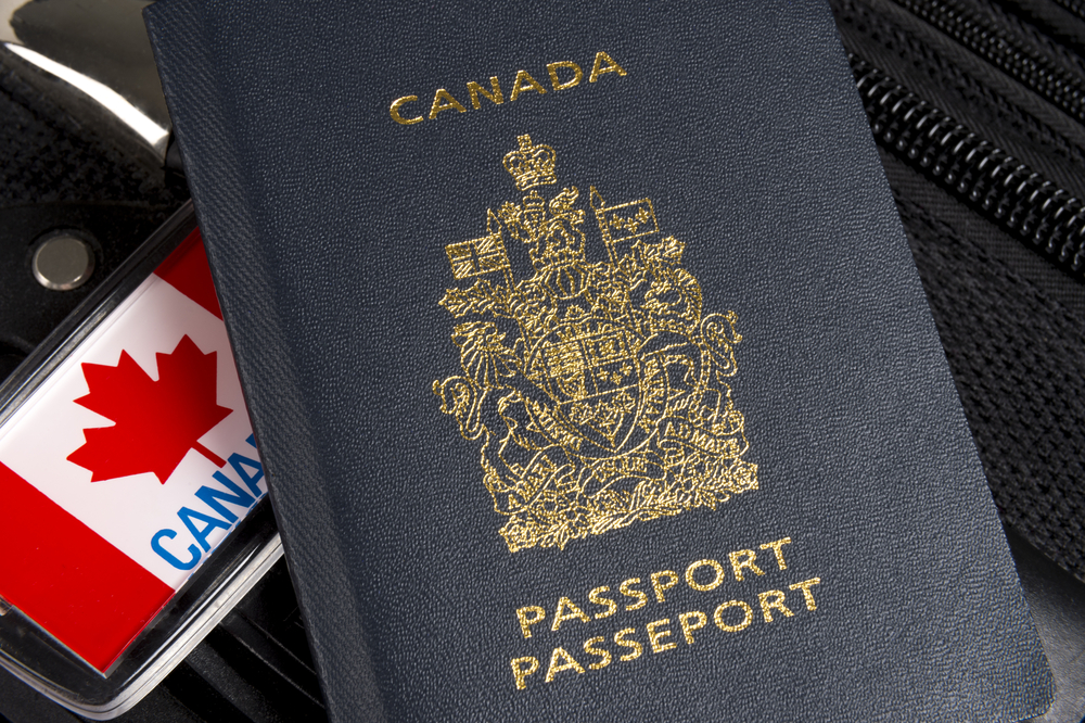 canadian passport background