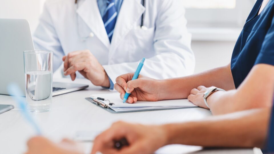 Integrated background screening for healthcare