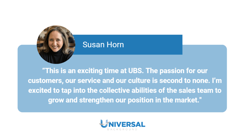 Universal Background Screening appoints Susan Horn SVP of Sales